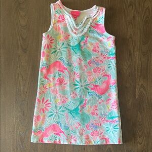 Lilly Pulitzer Pink and Green Floral Dress